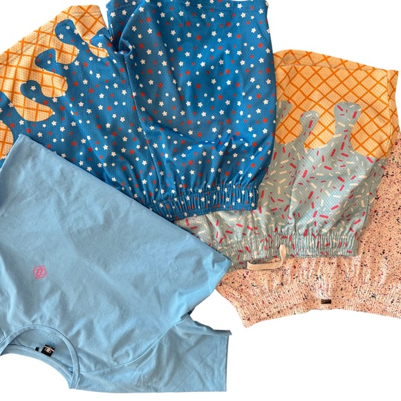 Baseball Lifestyle 101 Size Mens Small - Ice Cream Sprinkle Mesh Shorts + shirt - Picture 6 of 7